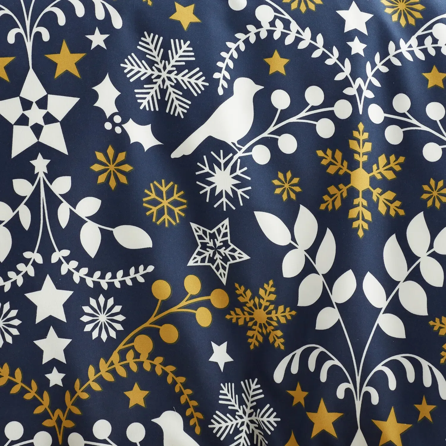 Nordic Christmas King Duvet Set - Navy