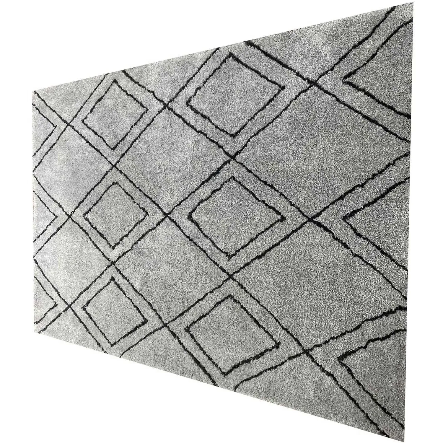 Nordic Diamond Rug 200cm - Grey