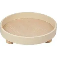 Nordic Footed Decorative Tray - Natural