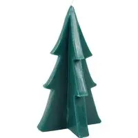 Nordic Tree Christmas Candle - Green