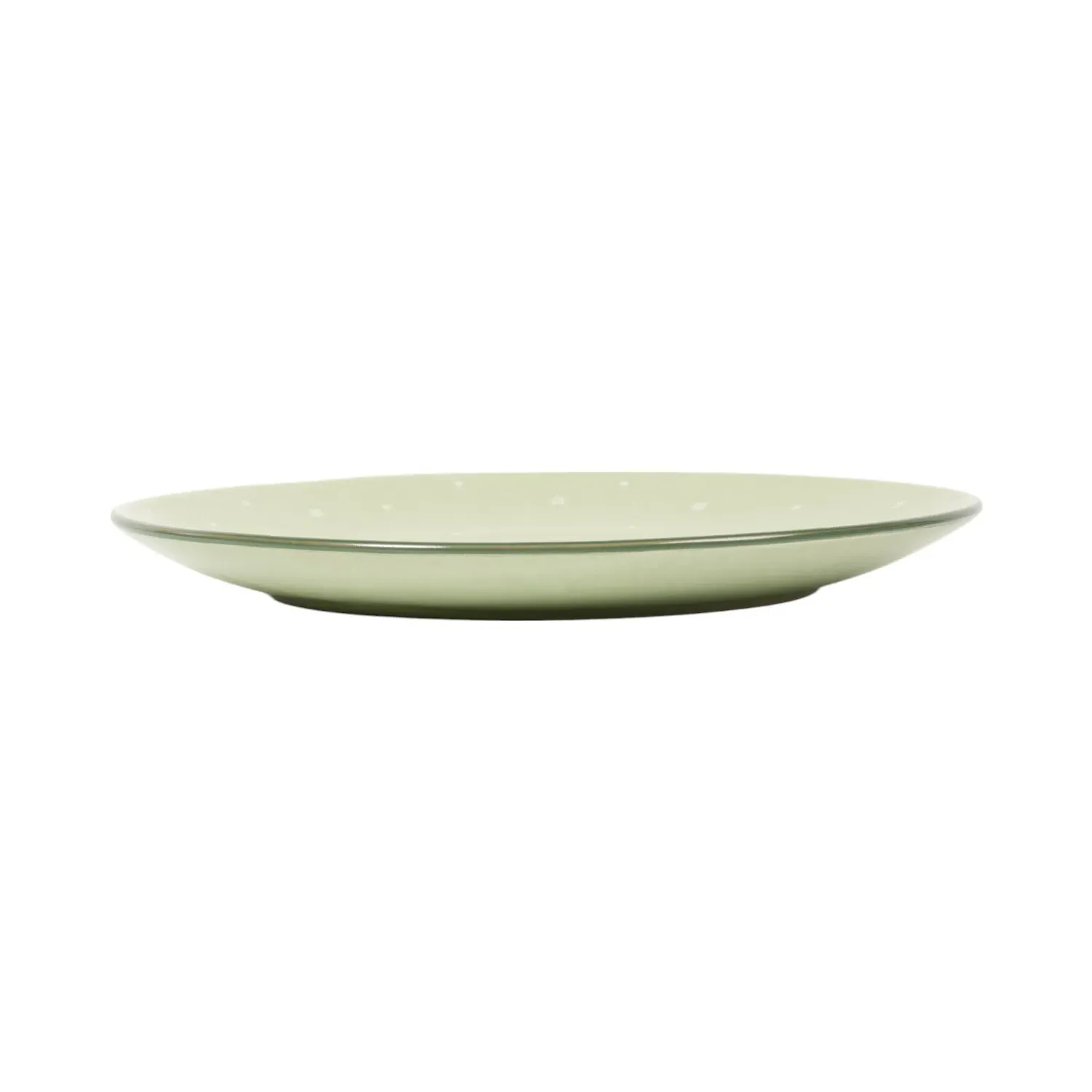 Nordic Tree Dinner Plate - Green, Stoneware