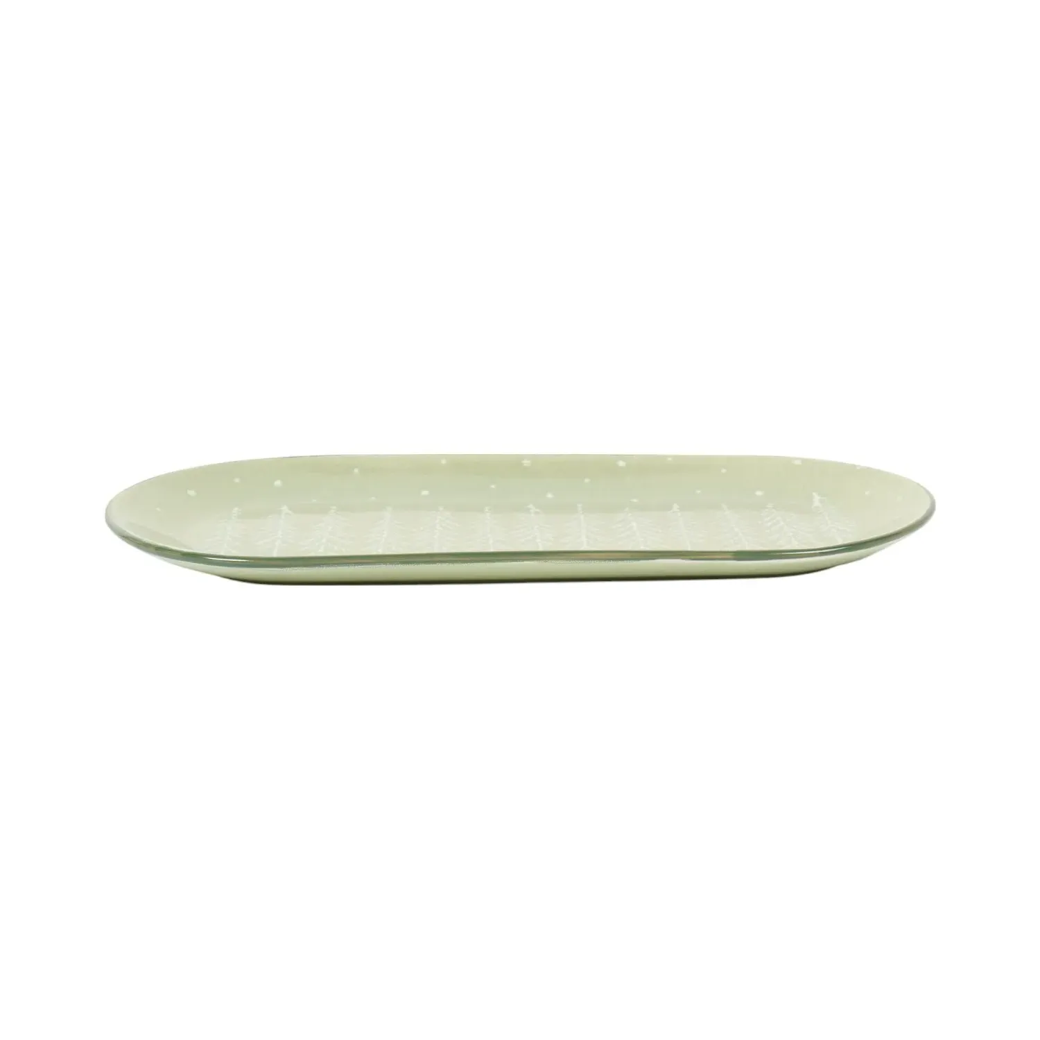 Nordic Tree Large Serving Platter - Sage