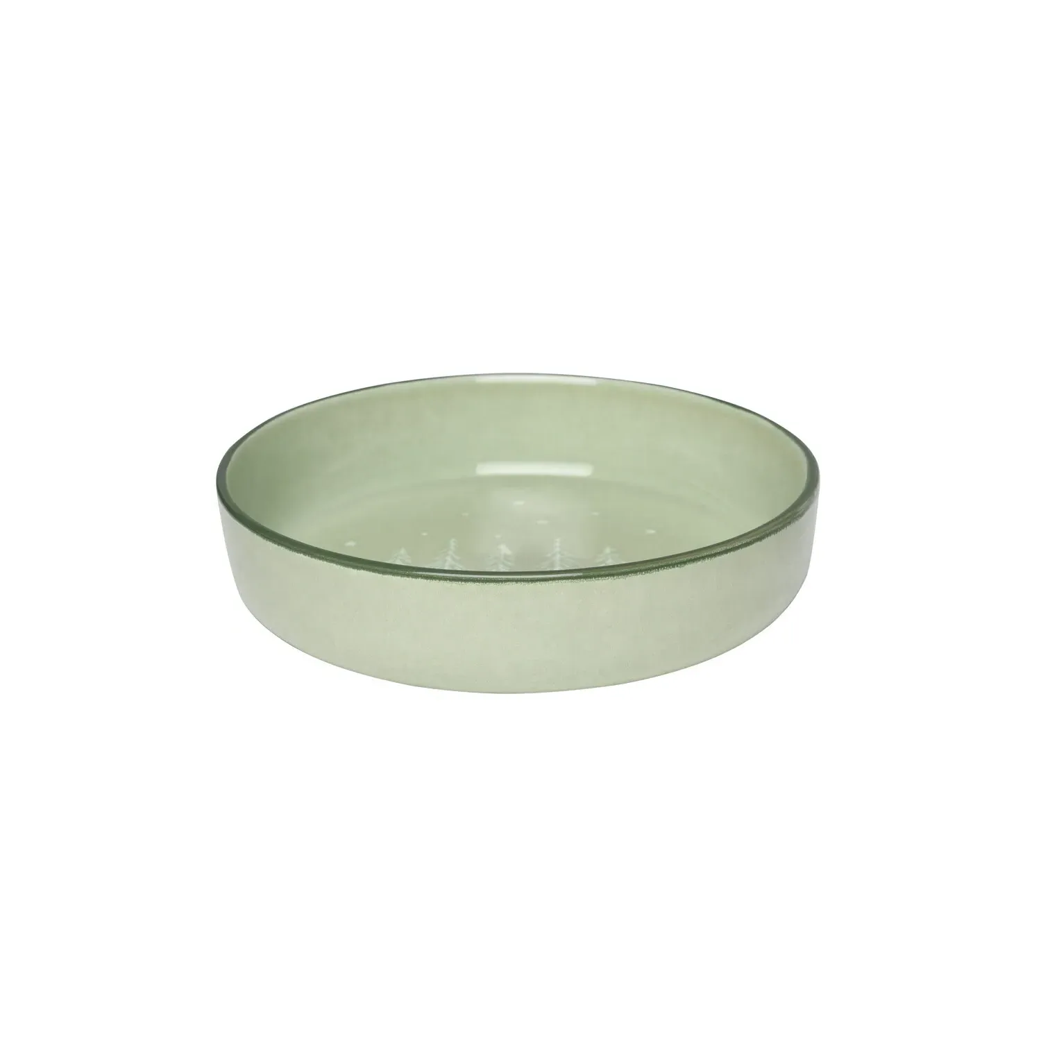 Nordic Tree Serving Bowl - Sage