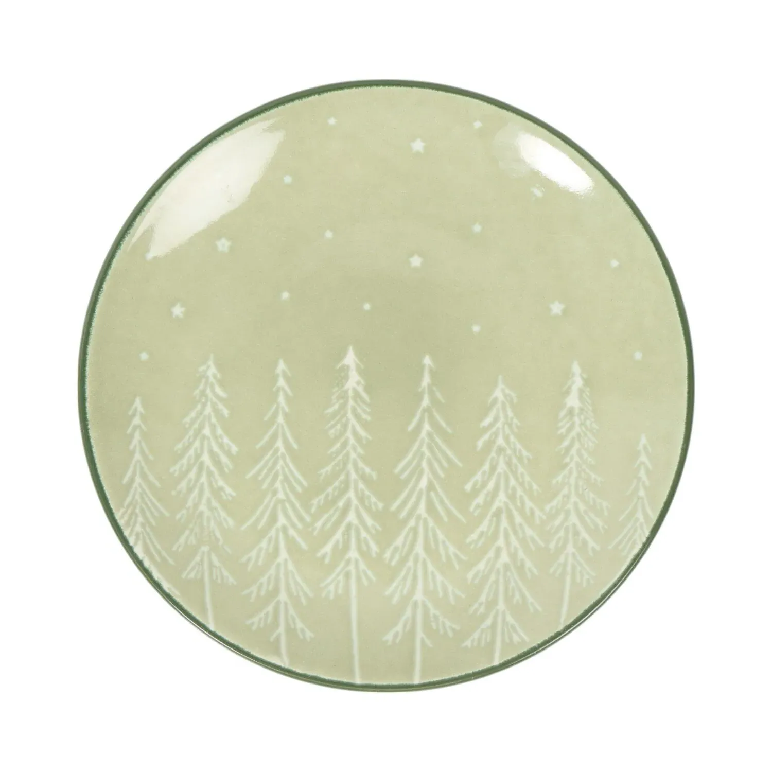 Nordic Tree Side Plate - Sage image
