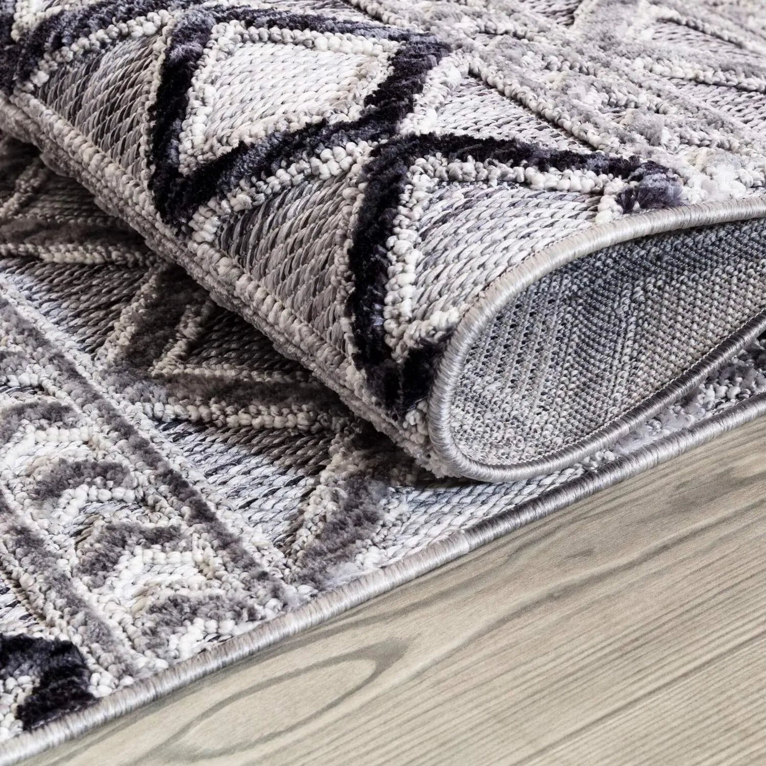 Norway 140cm Rug - Grey