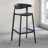 Nova Bar Stool - Black