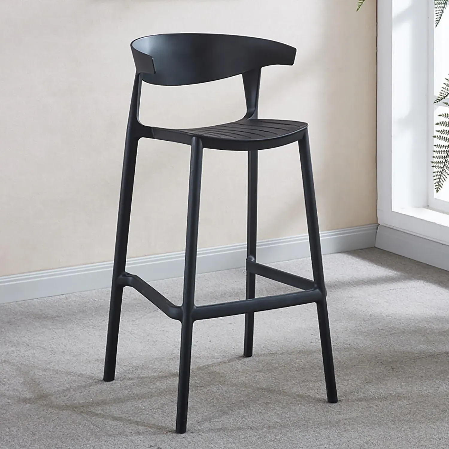 Nova Bar Stool - Black image