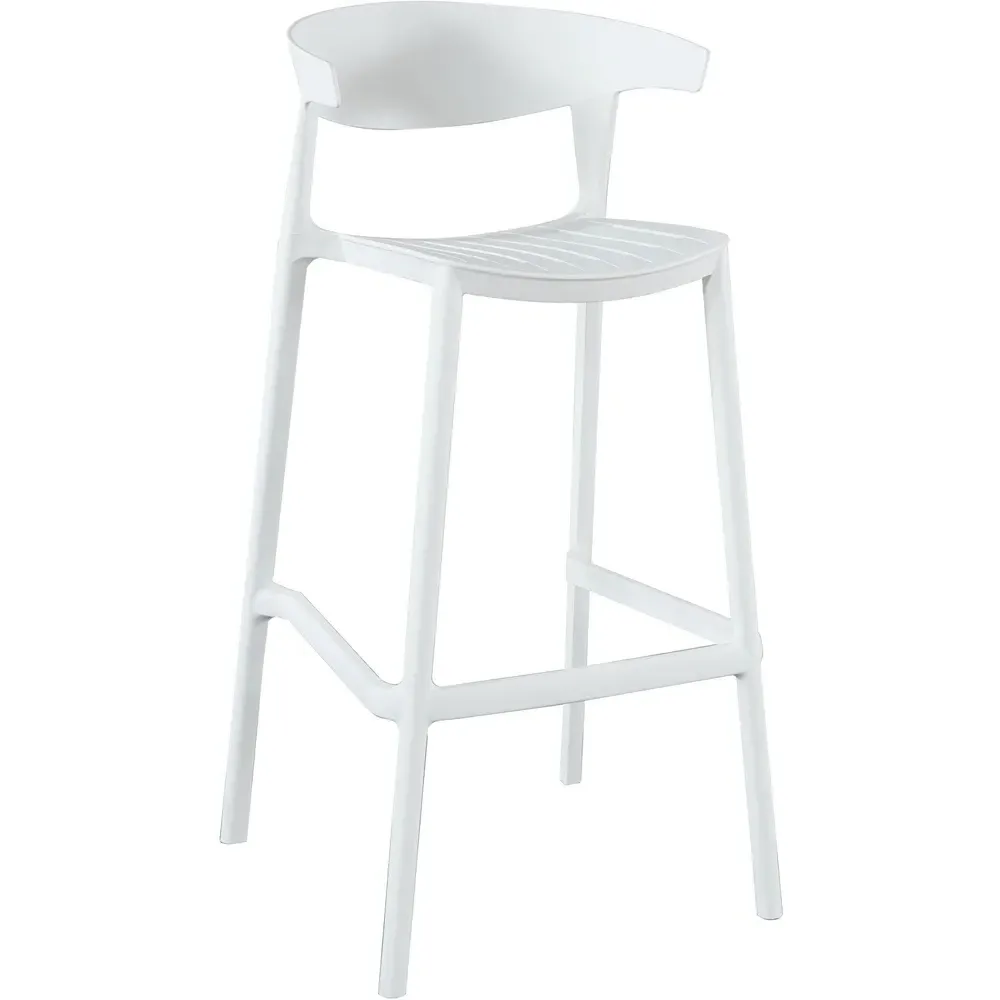 Nova Bar Stool - White