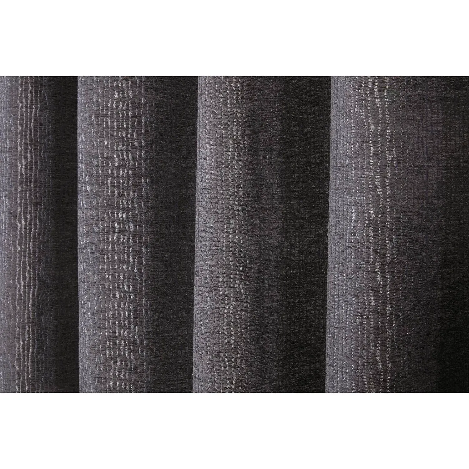 Nova Eyelet Curtains - Charcoal