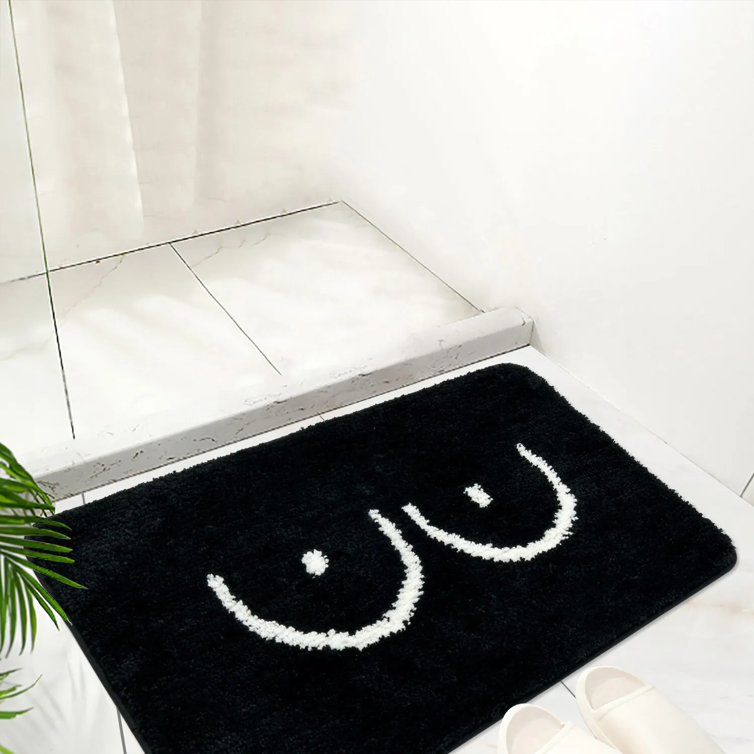 Novelty Bath Mat - Black