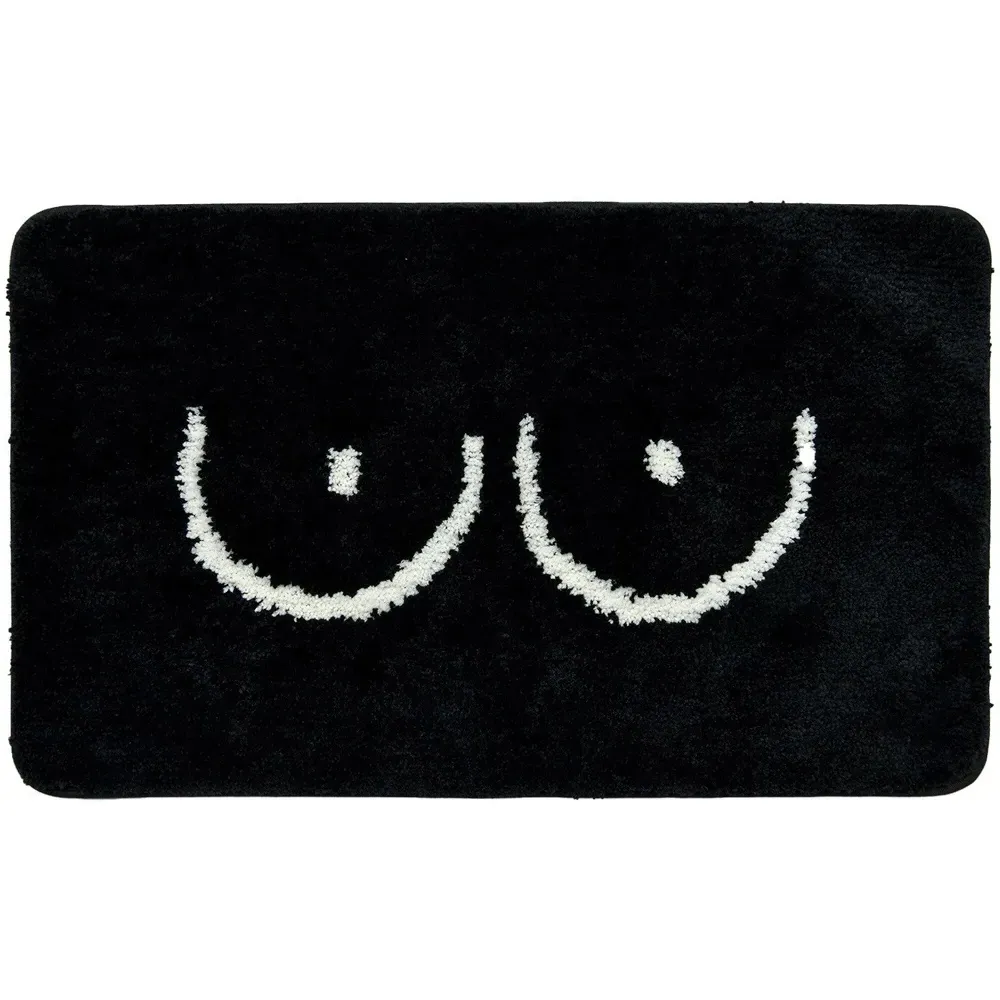 Novelty Bath Mat - Black image