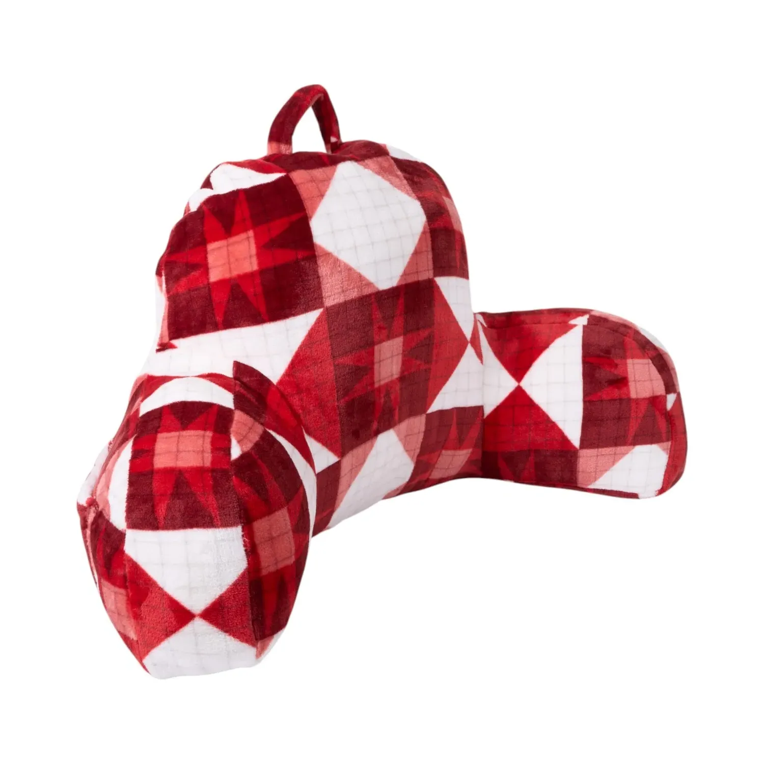 Novie Patchwork Cuddle Chair - Red