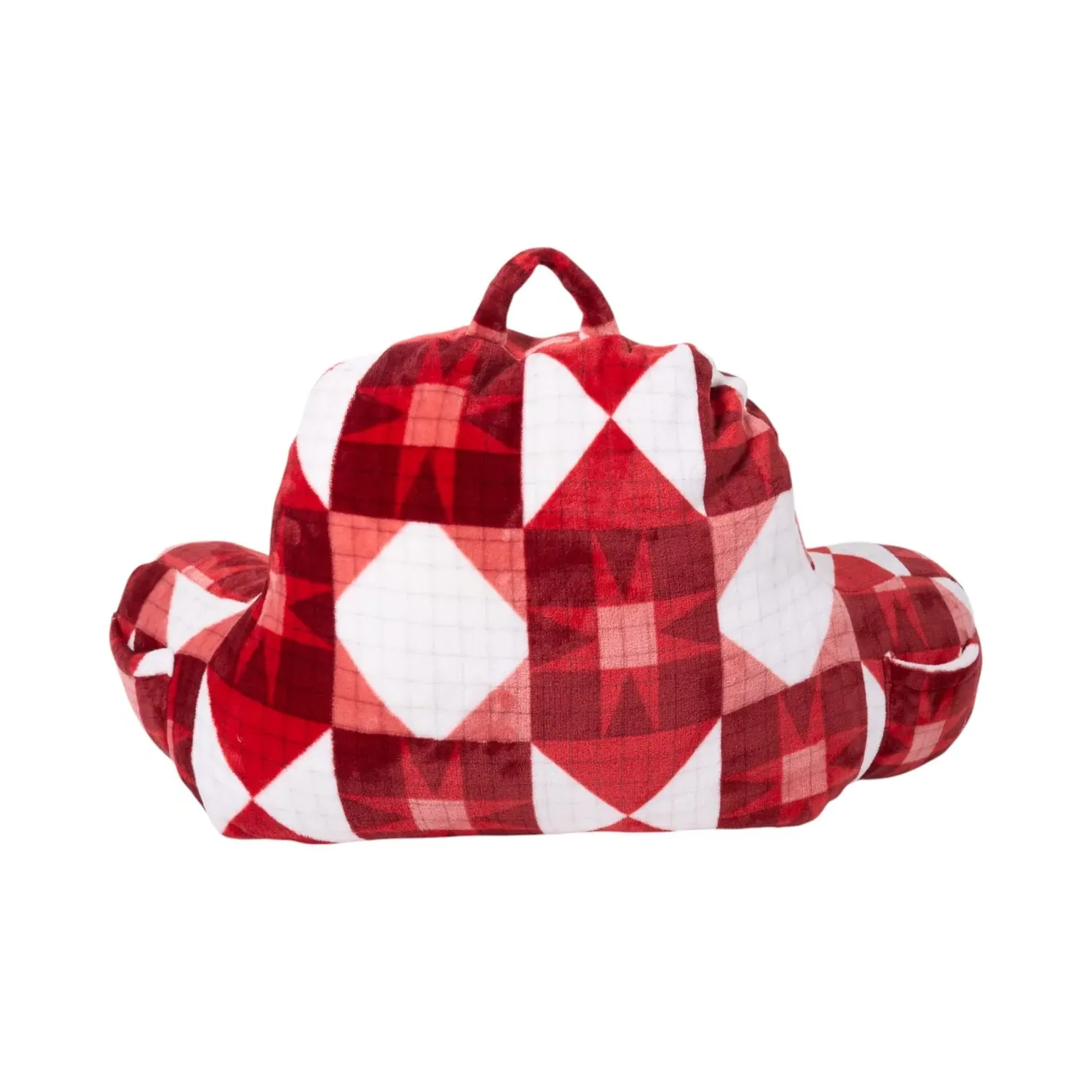 Novie Patchwork Cuddle Chair - Red