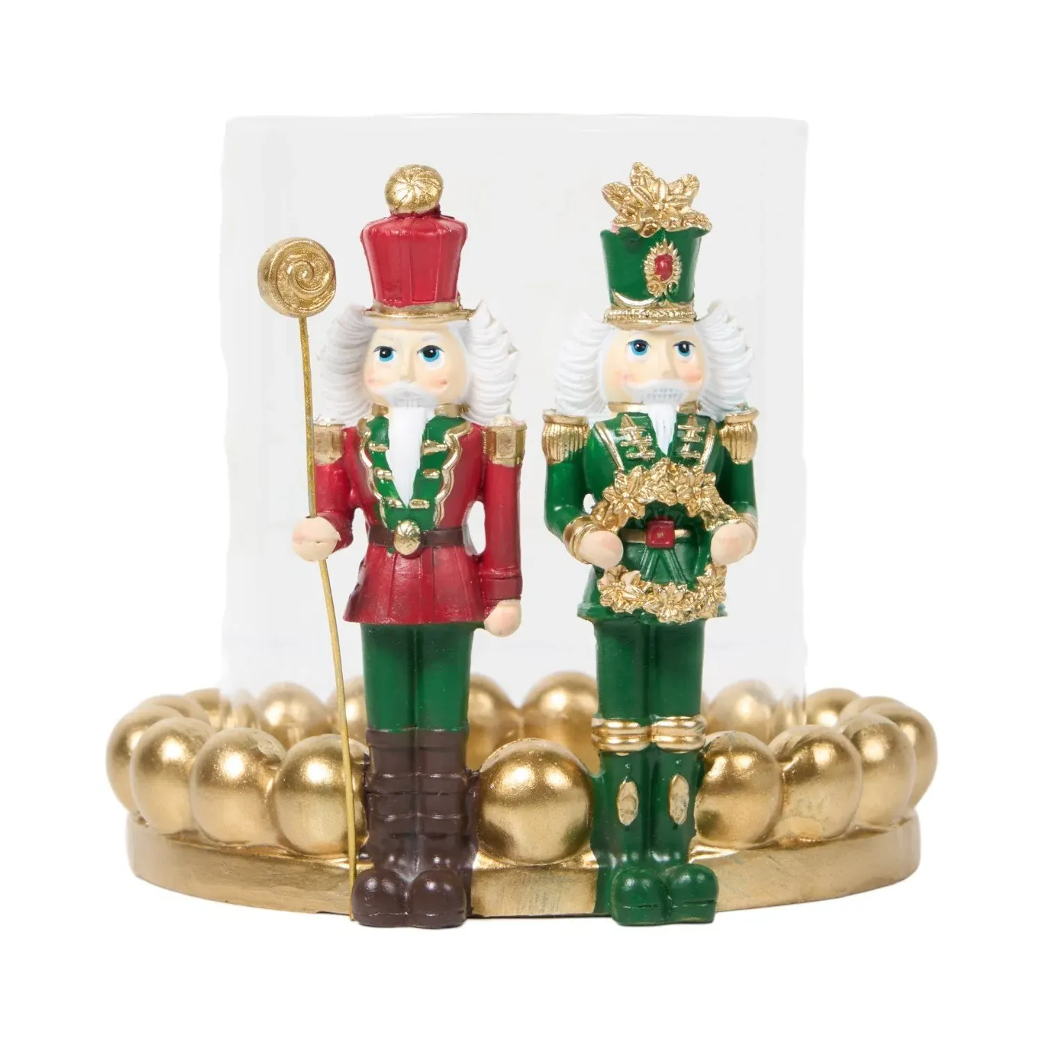 Nutcracker Candle Holder - Red, Green image