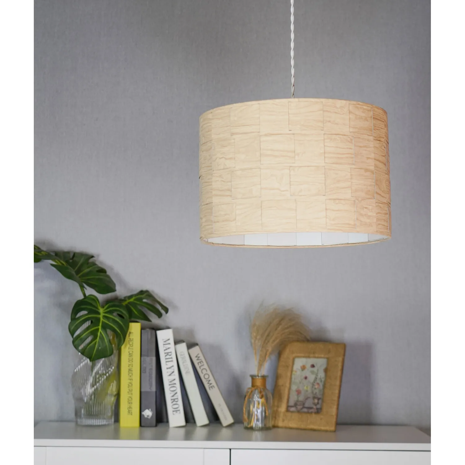 Oaklyn Lamp Shade - Wood Effect