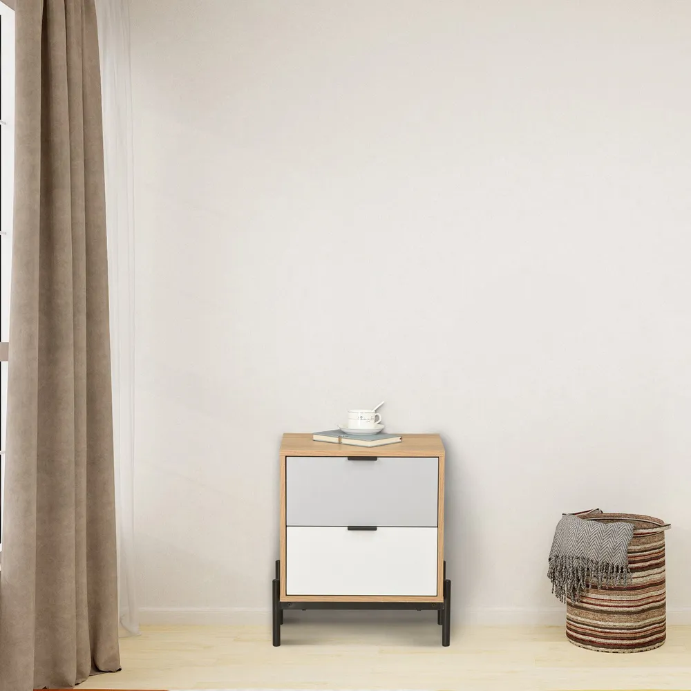 Odin Bedside Table - Multi