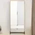 Odin Double Wardrobe - White