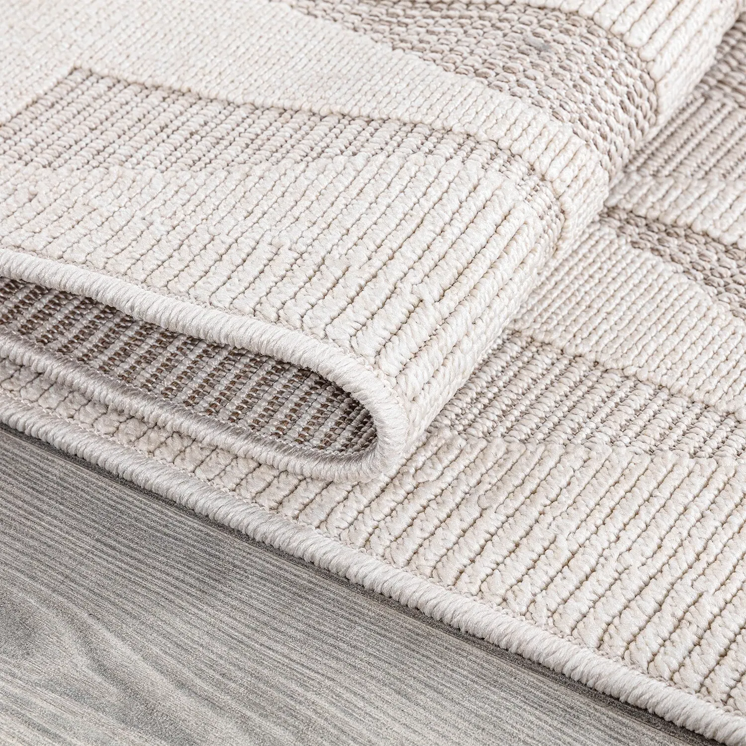 Ohio Geometric Indoor Outdoor Rug 120cm - Neutral