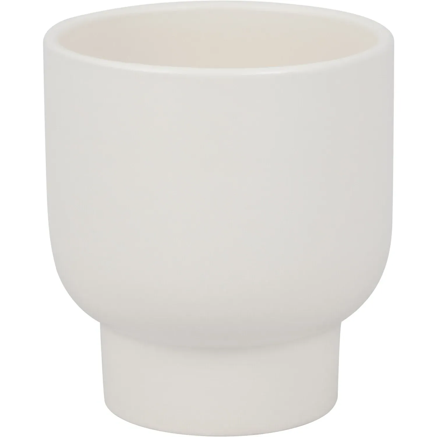 Olivia 14cm Ceramic Planter - Monochrome image