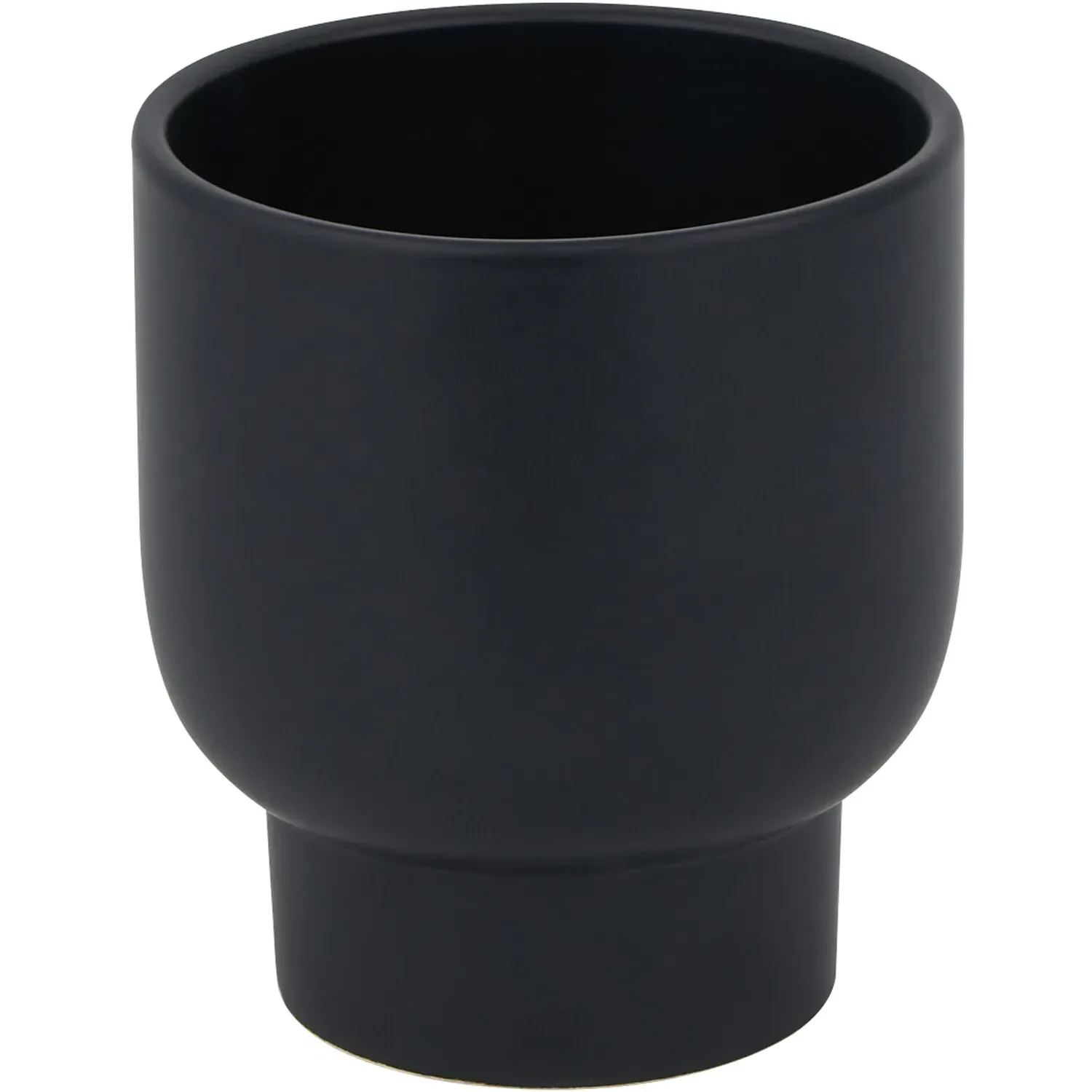 Olivia 17cm Ceramic Planter - Monochrome