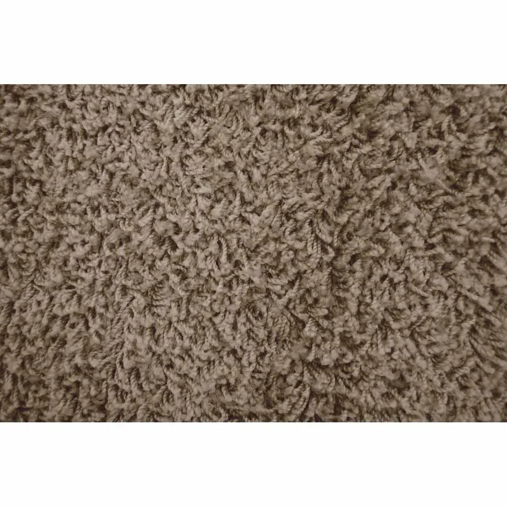 Olympia Shaggy Rug - Latte, Polypropylene
