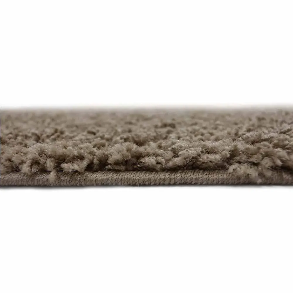 Olympia Shaggy Rug - Latte, Polypropylene