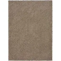 Olympia Shaggy Rug - Latte, Polypropylene