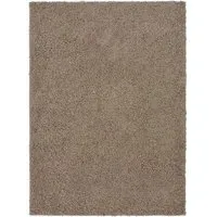 Olympia Shaggy Rug - Latte, Polypropylene