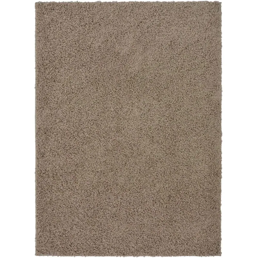 Olympia Shaggy Rug - Latte, Polypropylene