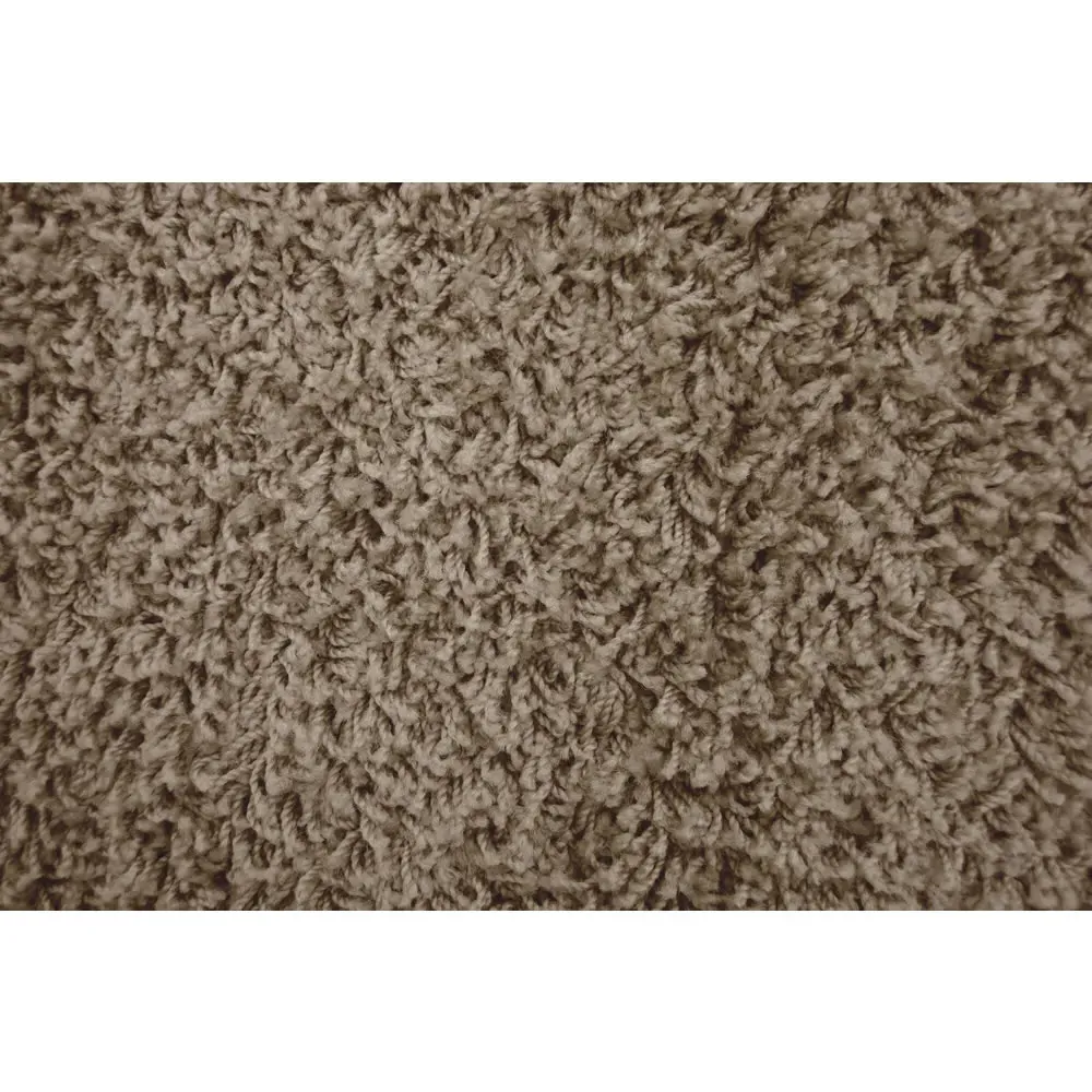 Olympia Shaggy Rug - Latte, Polypropylene
