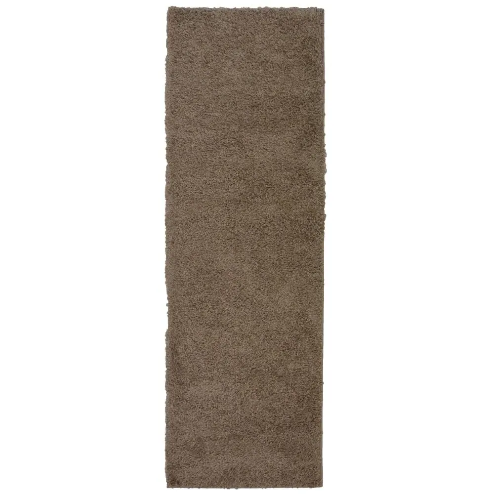 Olympia Shaggy Rug - Latte, Polypropylene