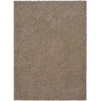 Olympia Shaggy Rug - Latte, Polypropylene