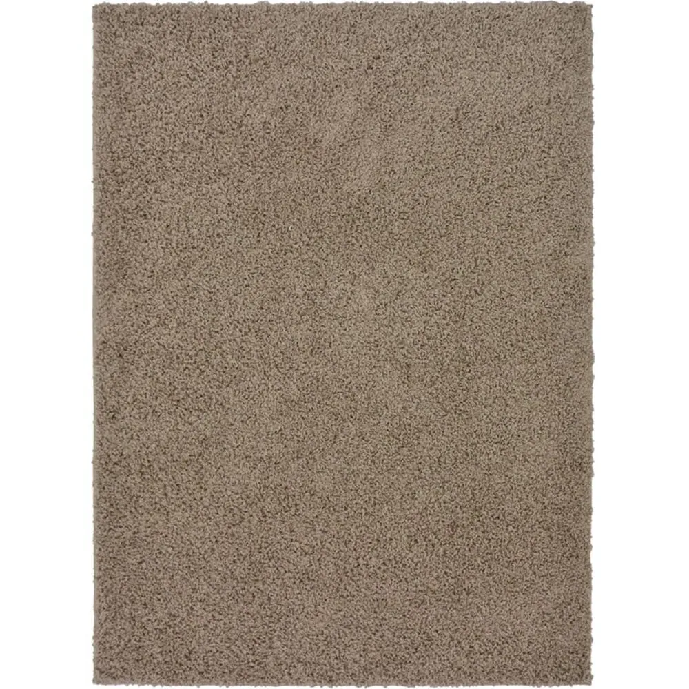 Olympia Shaggy Rug - Latte, Polypropylene