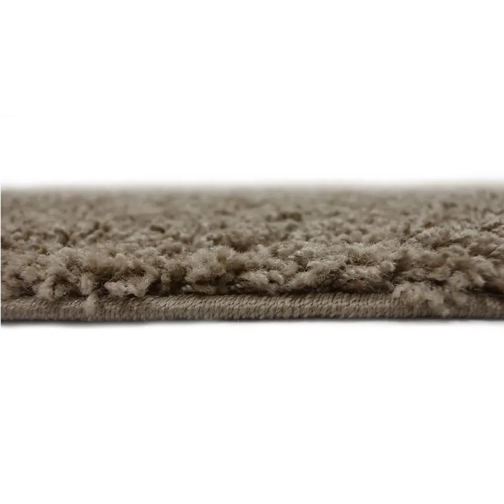 Olympia Shaggy Rug - Latte, Polypropylene