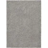 Olympia Shaggy Rug - Silver, Polypropylene