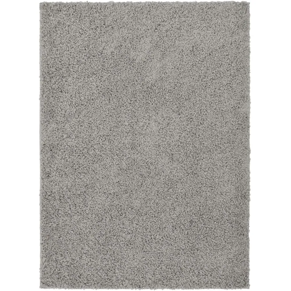 Olympia Shaggy Rug - Silver, Polypropylene
