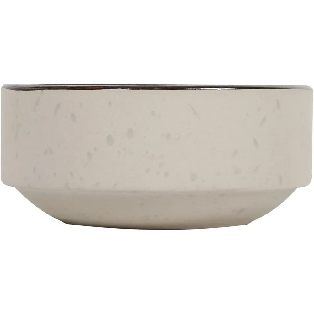 Omakase Speckle Stoneware Serving Bowl - Stone