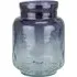 Ombre Crackle Jar Vase - Navy