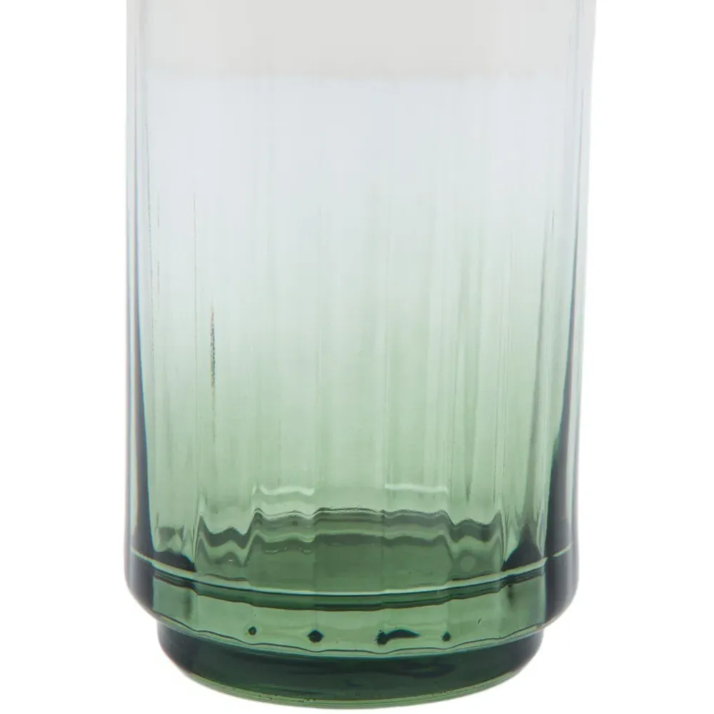 Ombre High Ball Glass - Emerald