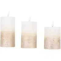 Ombre LED Candle Set - Champagne