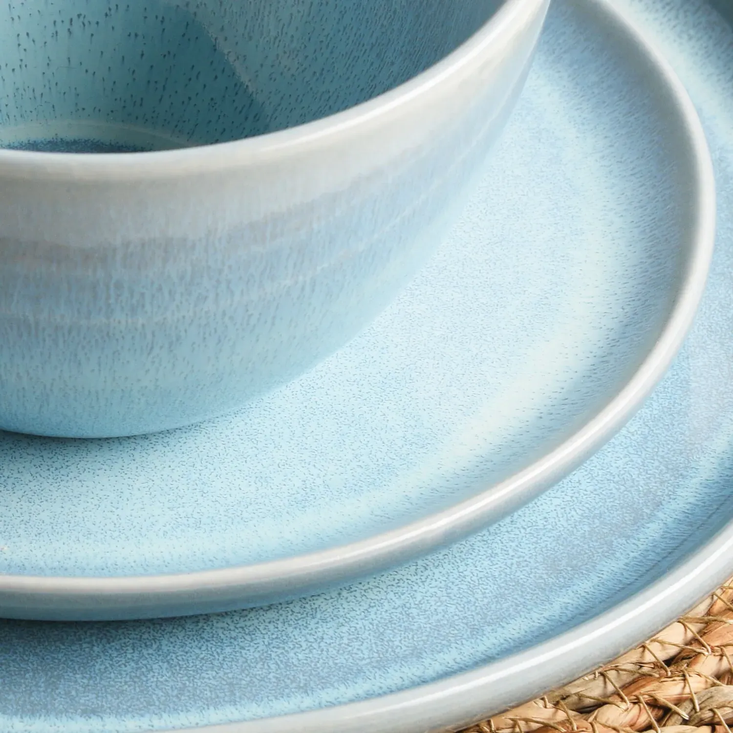 Ombre Side Plate - Blue