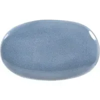 Ombre Textured Oval Serving Platter - Blue