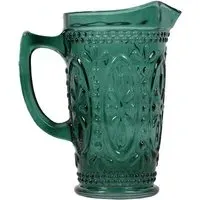 Ophelia Glass Jug - Green