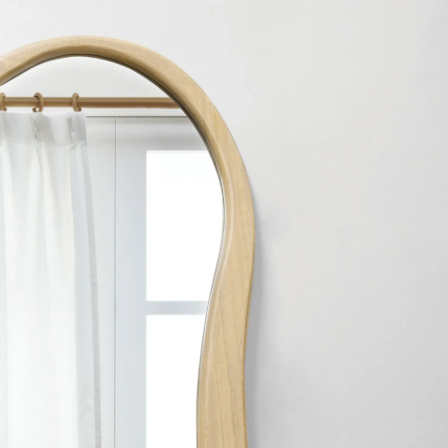 Organic Lean Mirror - Natural