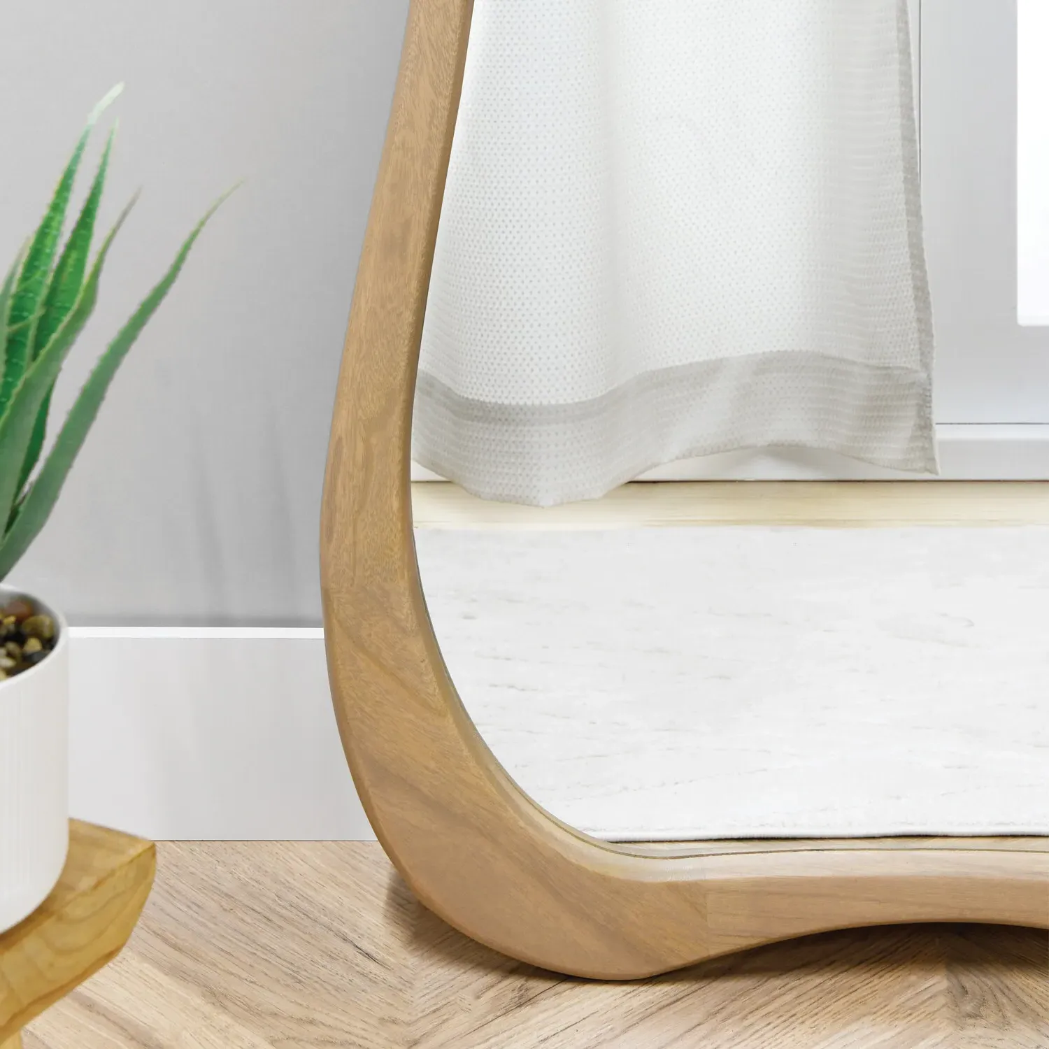 Organic Lean Mirror - Natural