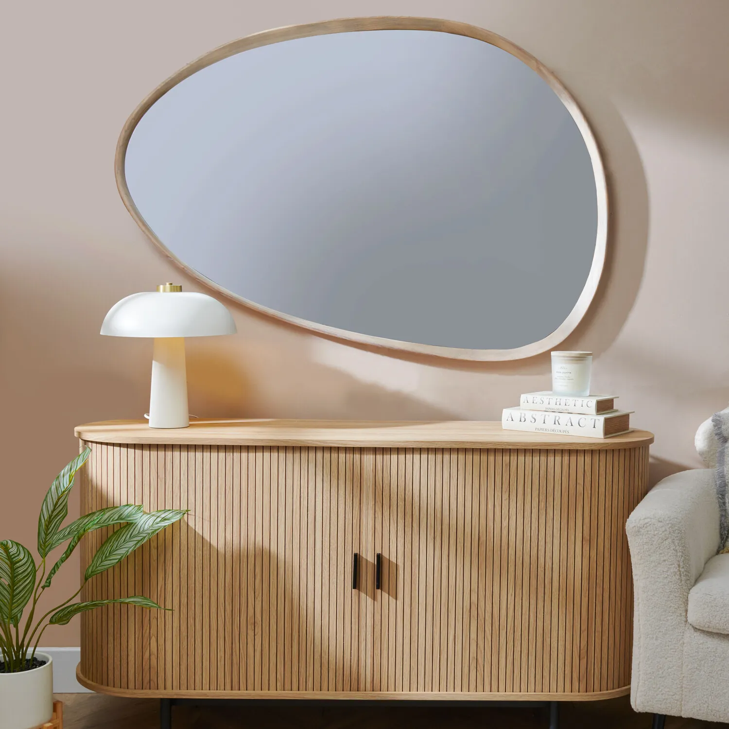 Organic Mirror - Wood