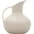 Orla Metal Jug Vase - Beige