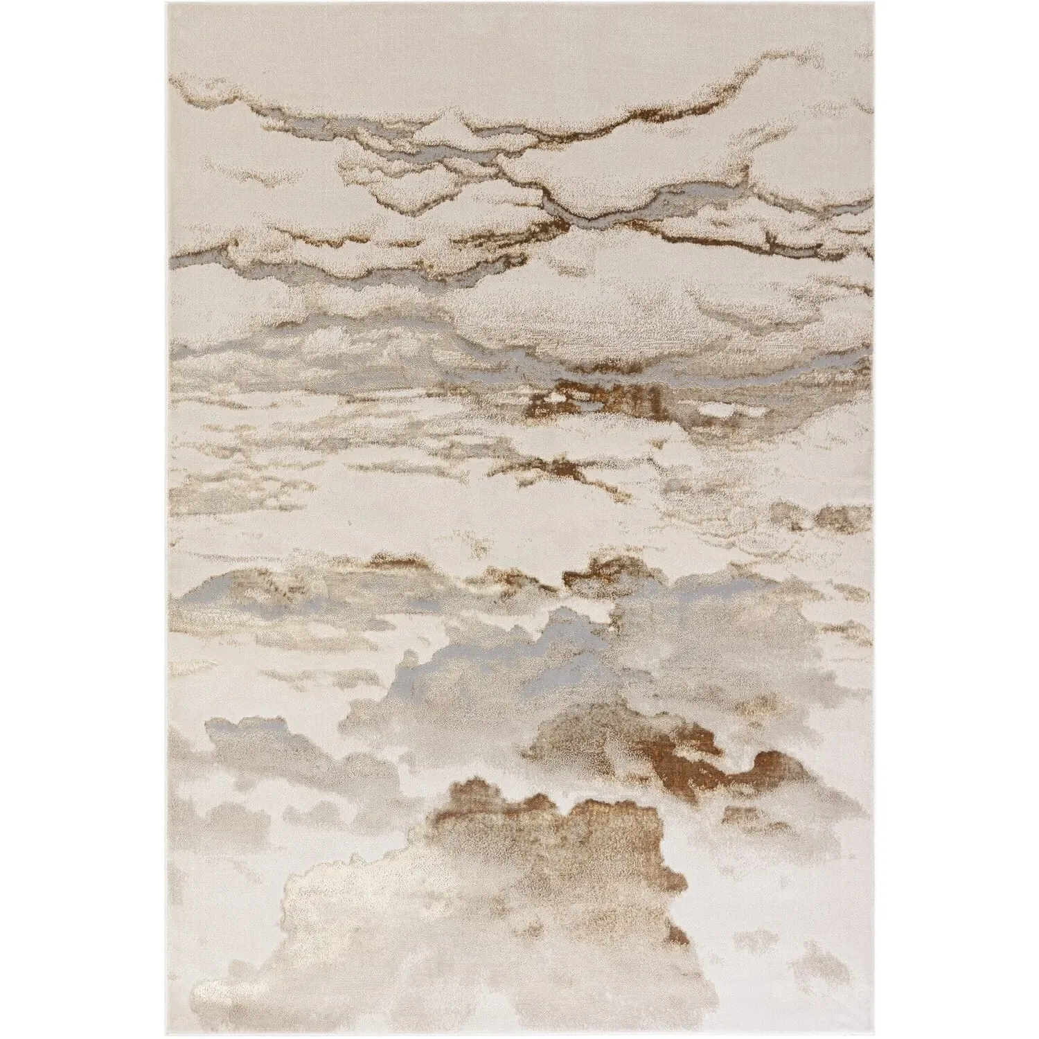 Oscar Gold Mist Rug - Gold image