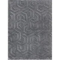 Oslo Bath Mat - Dark Grey, Cotton