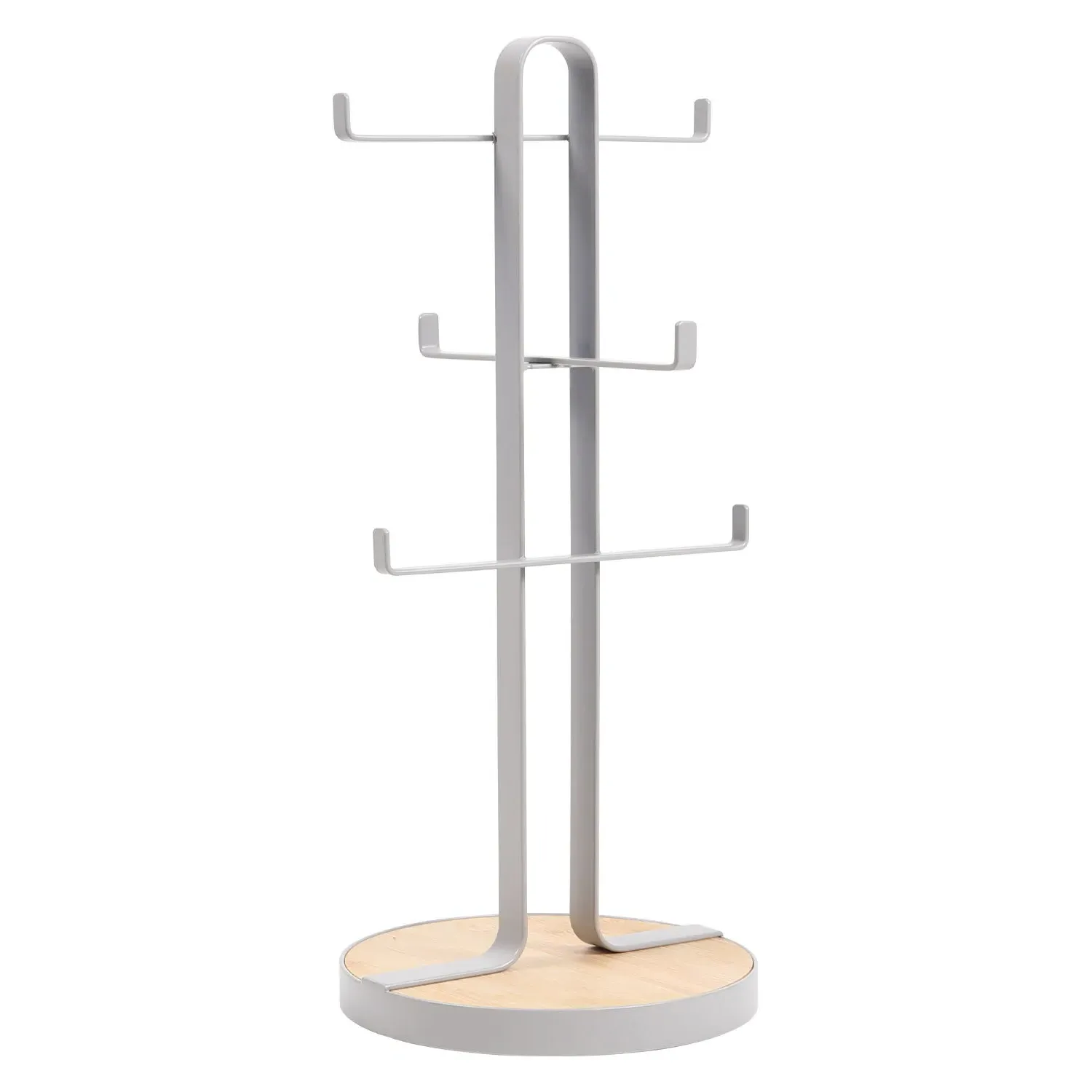 Oslo Mug Tree - Grey, Bamboo